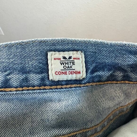 Levi's 511 Selvedge Slim White Cone Denim Jeans Men's 29x34 Mid Rise Distressed - Picture 6 of 9